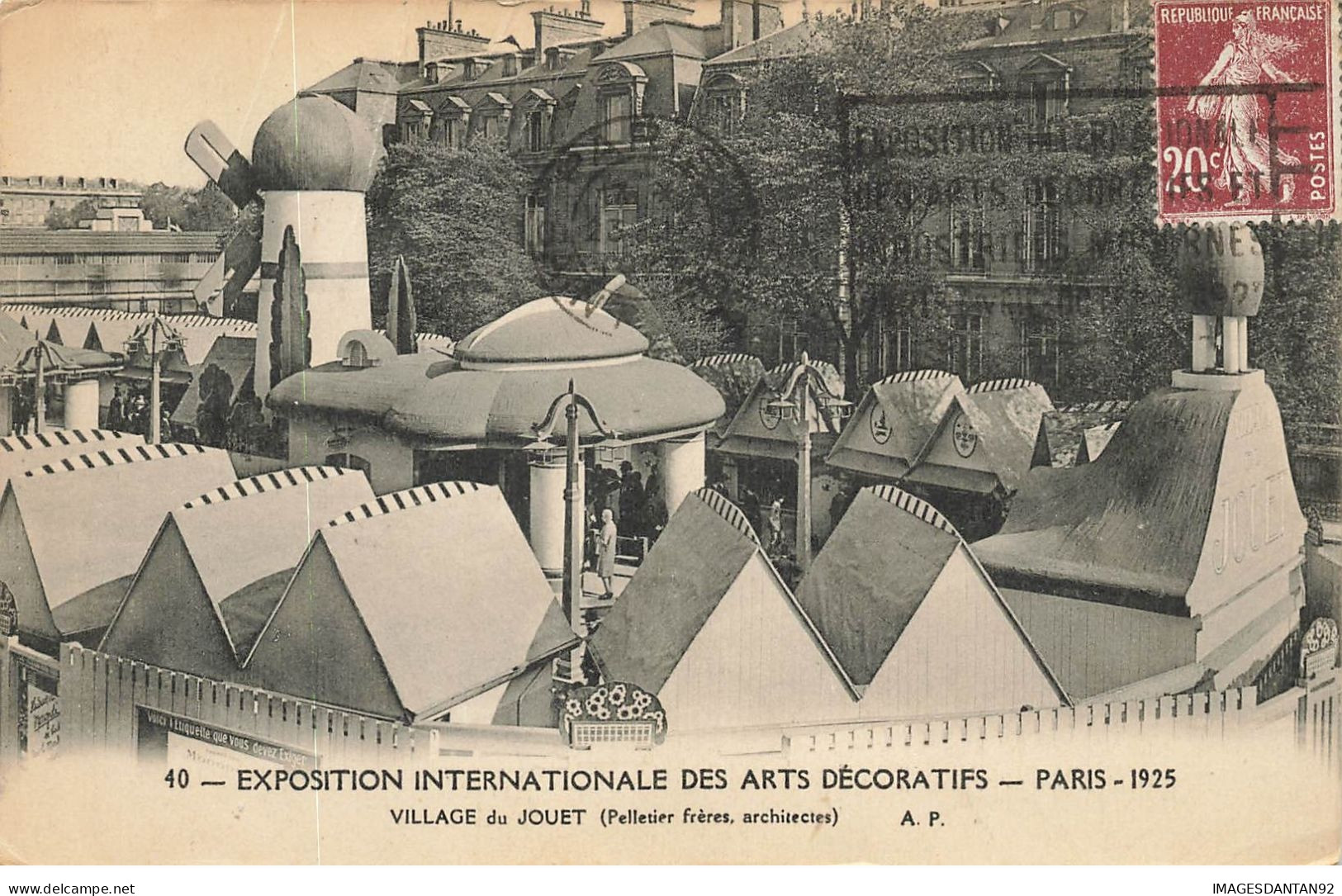75 PARIS #22811 EXPOSITION INTERNATIONALE DES ARTS DECORATIFS 1925 VILLAGE DU JOUET - Exhibitions