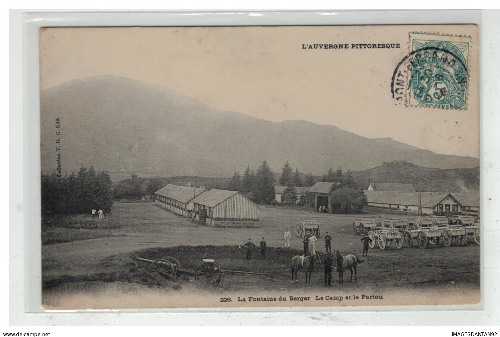 63 LA FONTAINE DU BERGER #11269 LE CAMP ET LE PARIOU N°226 - Otros & Sin Clasificación