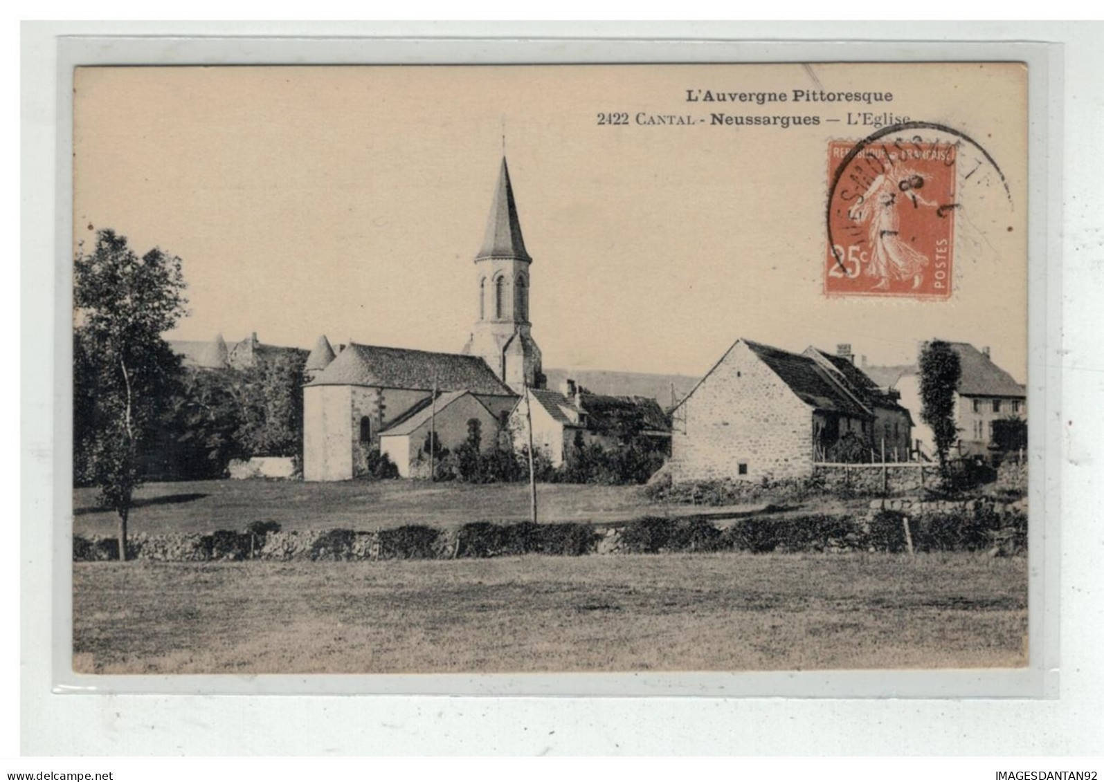 15 NEUSSARGUES EGLISE AUVERGNE PITTOREQUE N°2422 EDIT MALROUX - Otros & Sin Clasificación