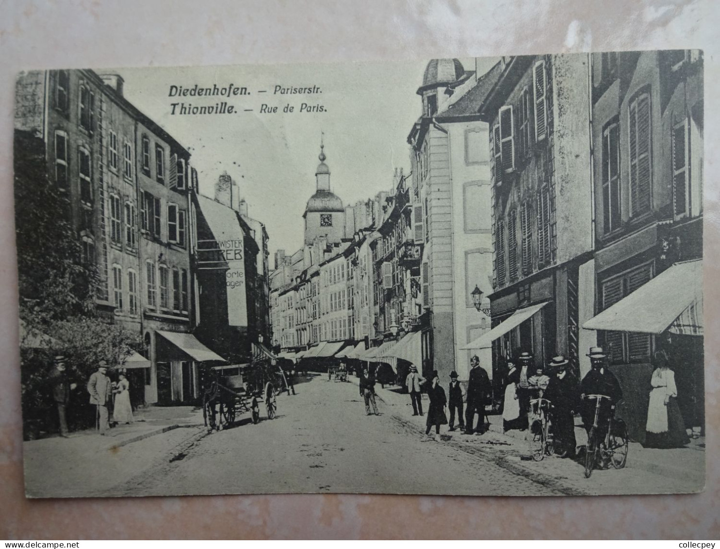 CPA 57 THIONVILLE Diedenhofen Rue De Paris - Thionville