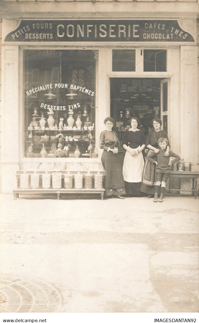 75018 PARIS #23022 CONFISERIE 37 BOULEVARD ORNANO COMMERCE MAGASIN CARTE PHOTO - Distrito: 18