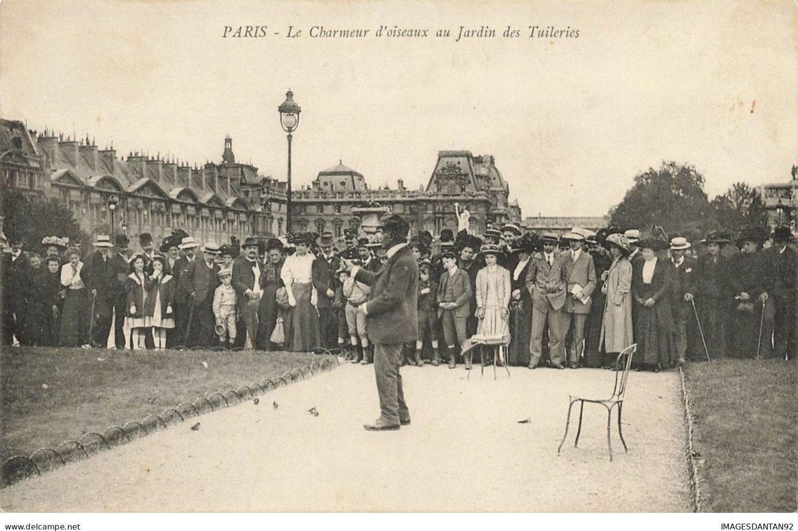 75 PARIS 01 #22999 PETIT METIER JARDIN DES TUILERIES CHARMEUR D OISEAUX - Arrondissement: 01