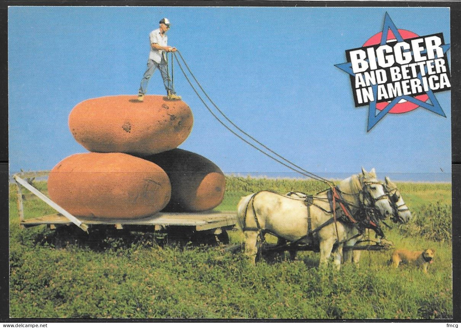 Idaho, Large Potatoes, Bigger And Better In America, Unused - Autres & Non Classés