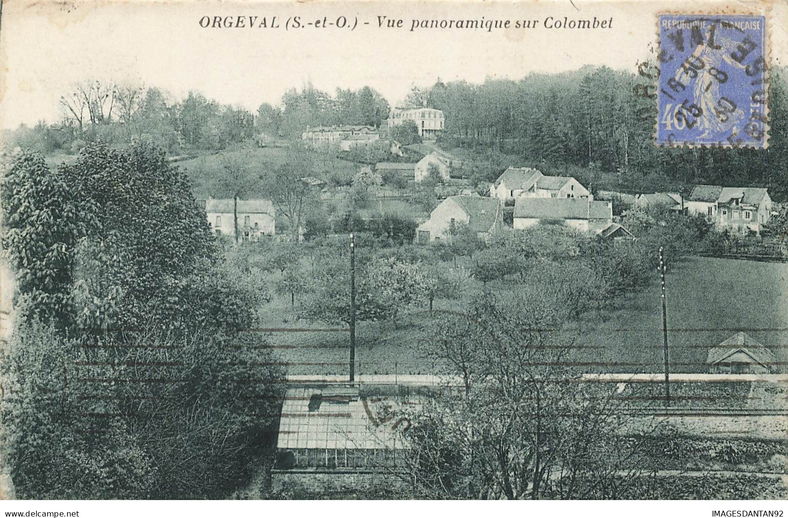 78 ORGEVAL #26095 VUE SUR COLOMBET - Orgeval