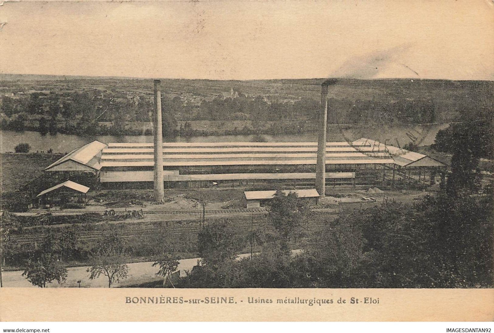 78 BONNIERES SUR SEINE #24245 USINES METALLURGIQUES DE ST ELOI - Bonnieres Sur Seine