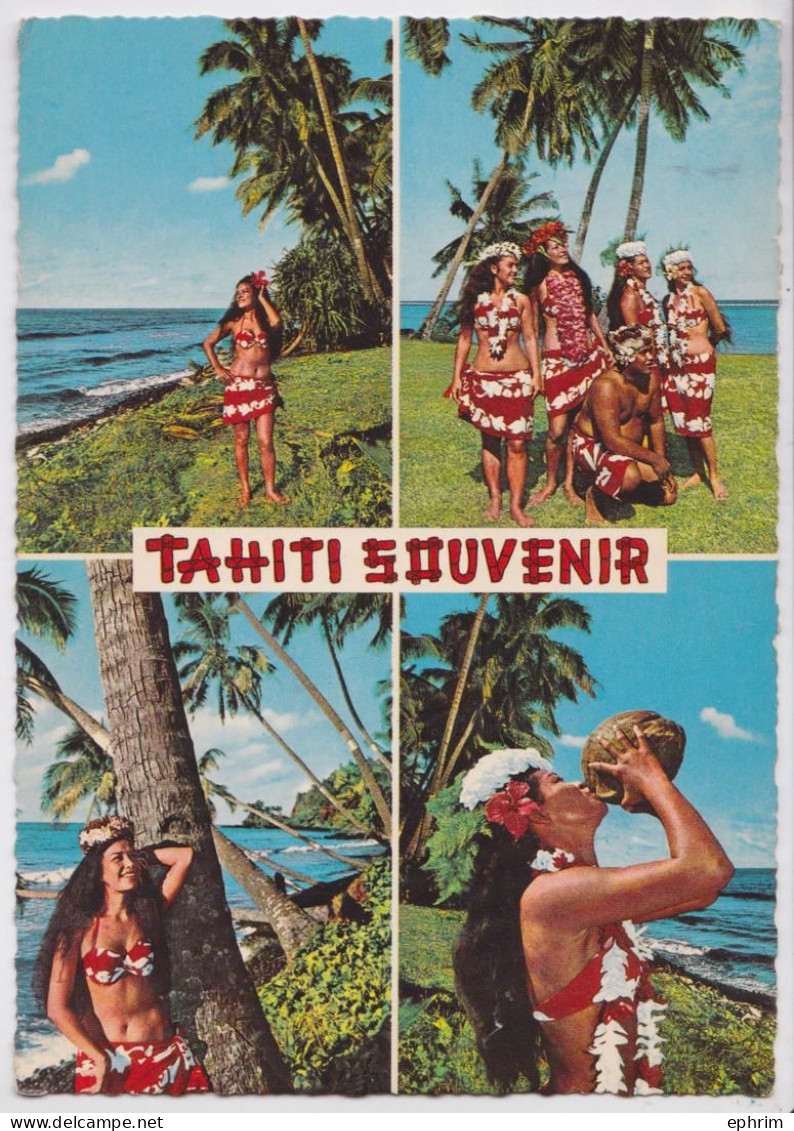 Polynésie Française Tahiti Carte Postale Timbre Résidence Du Gouverneur Stamp Air Mail Postcard To Rochester Usa - Brieven En Documenten