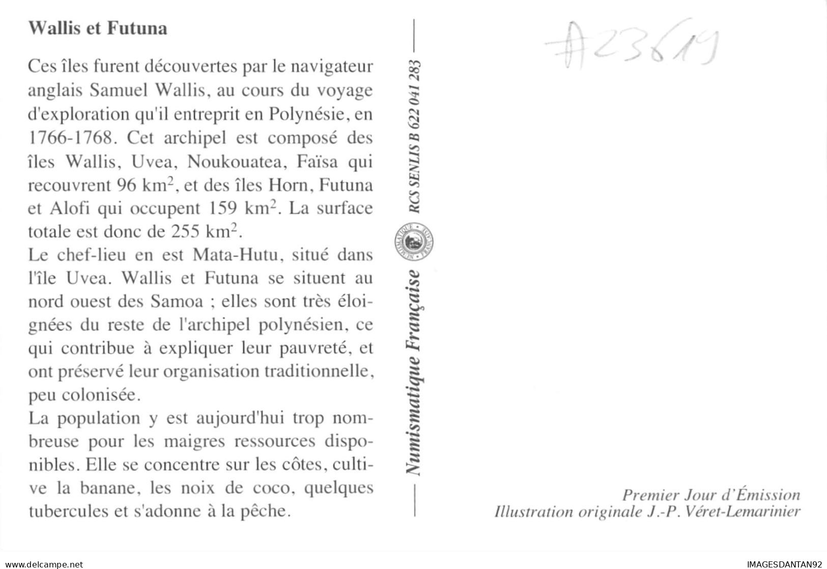 CARTE MAXIMUM #23619 WALLIS ET FUTUNA MATA UTU 1995 VUES AERIENNES DES ILOTS LAGON ILOT NUKUFETAU - Cartoline Maximum