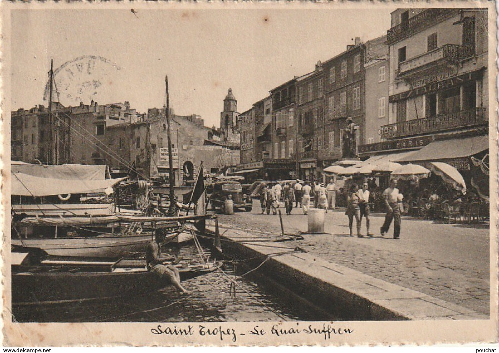 XXX -(83) SAINT TROPEZ - LE QUAI SUFFREN - ANIMATION - EDIT. CONDROYER , ST TROPEZ - 2 SCANS - Saint-Tropez