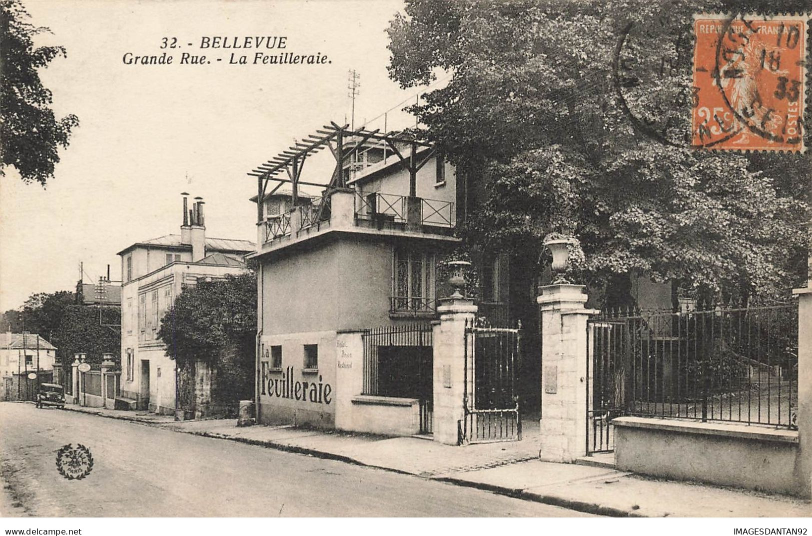 92 MEUDON BELLEVUE #24886 GRANDE RUE LA FEUILLERAIE RESTAURANT - Meudon