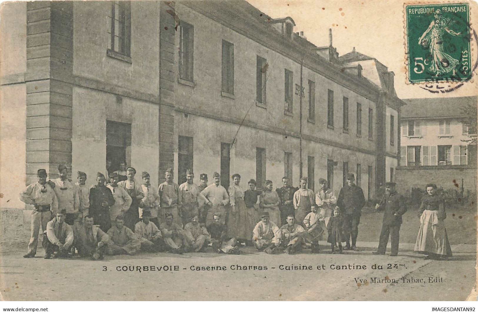 92 COURBEVOIE #24765 CASERNE CHARRAS - Courbevoie
