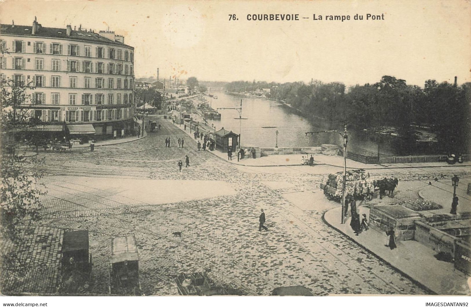 92 COURBEVOIE #24763 LA RAMPE DU PONT - Courbevoie