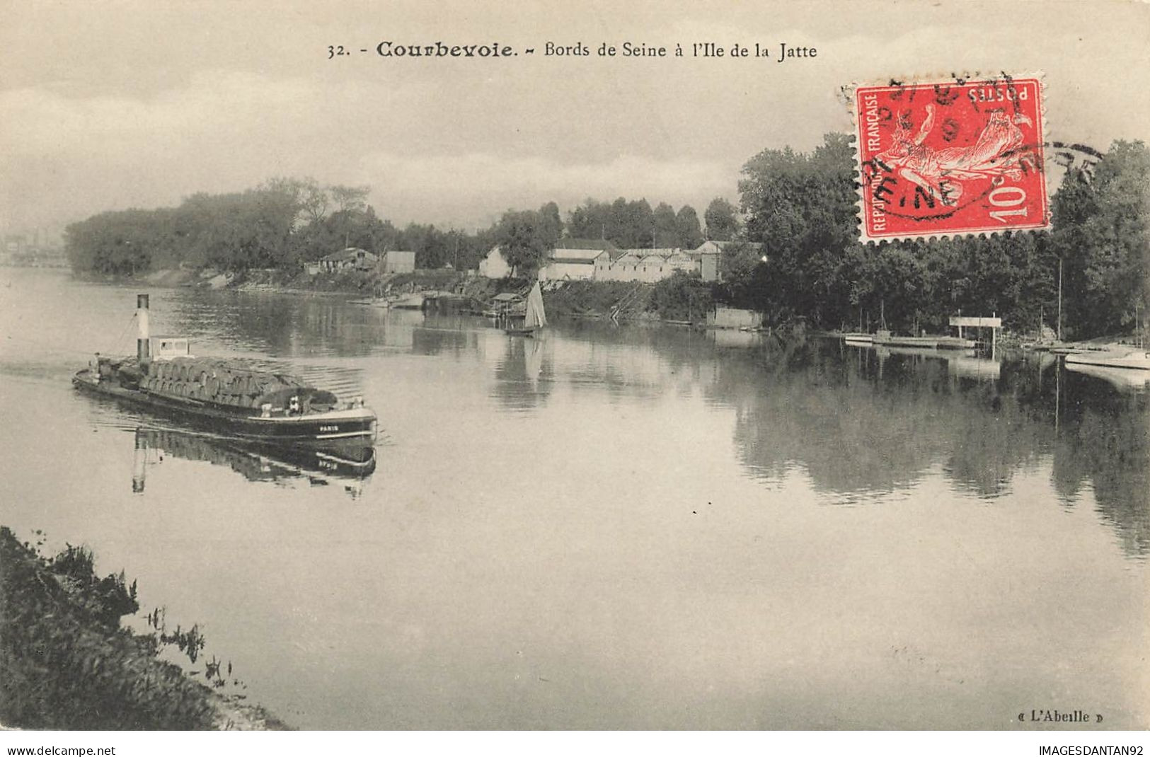 92 COURBEVOIE #24762 BORDS DE SEINE ILE DE LA JATTE - Courbevoie