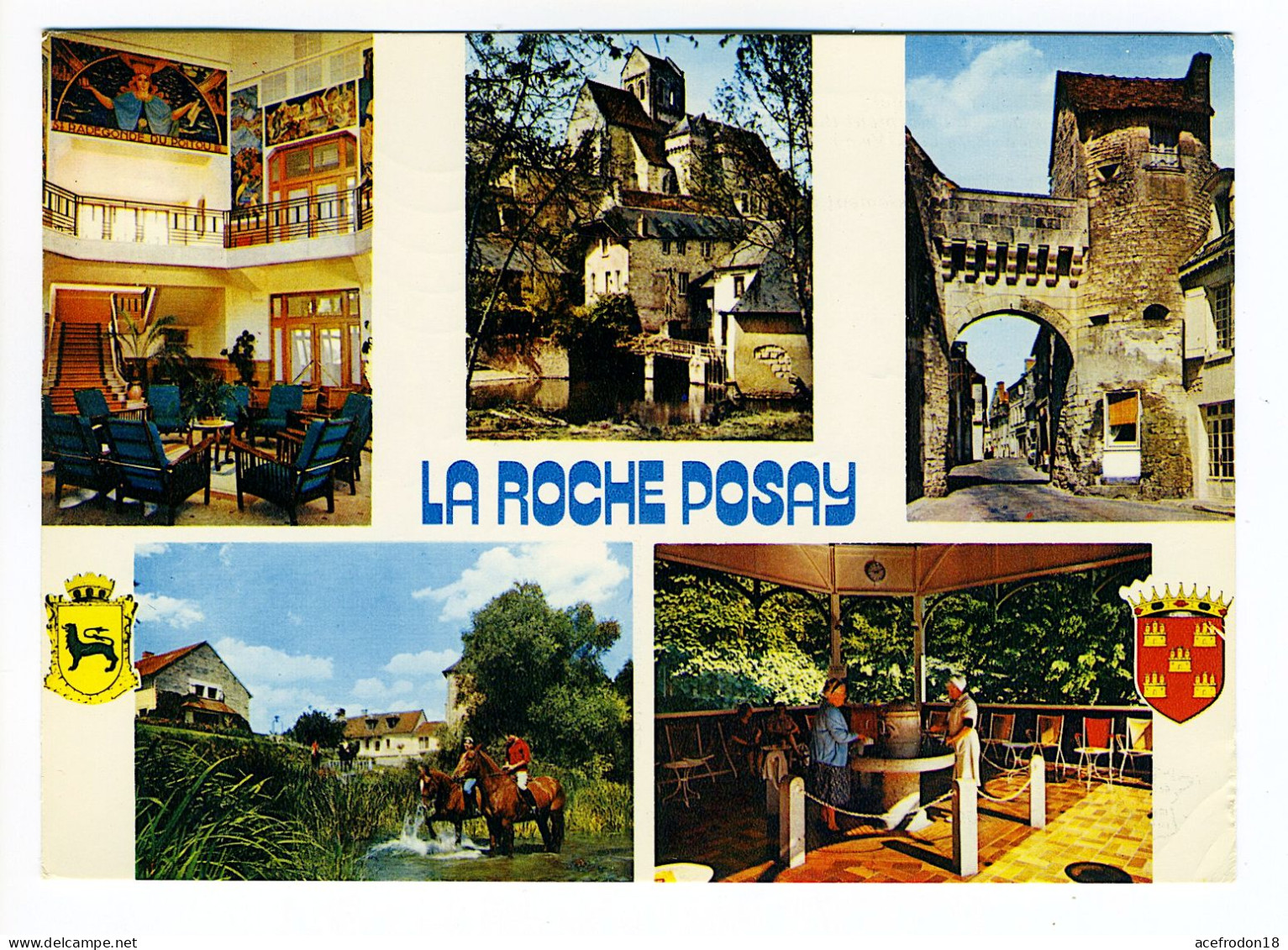 La Roche-Posay - Intérieur Du Grand établissement Thermal, La Buvette, Le Moulin Aux Moines - La Roche Posay