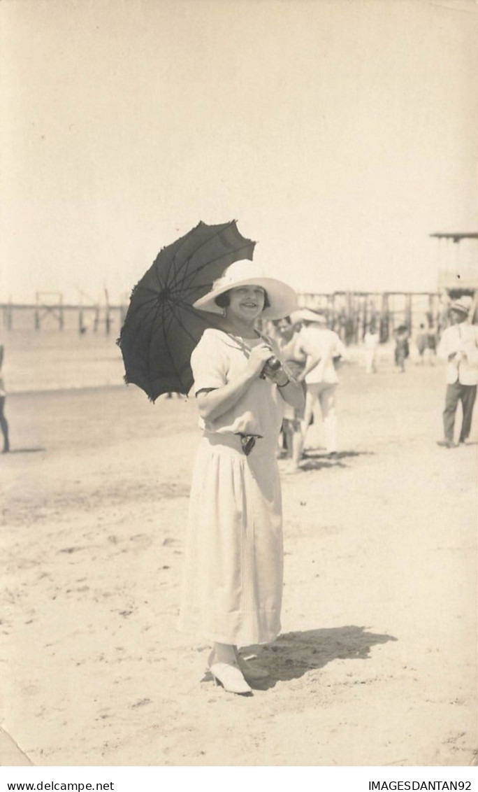 URUGUAY #25996 PLAYA POCITOS MONTEVIDEO CARTE PHOTO - Uruguay