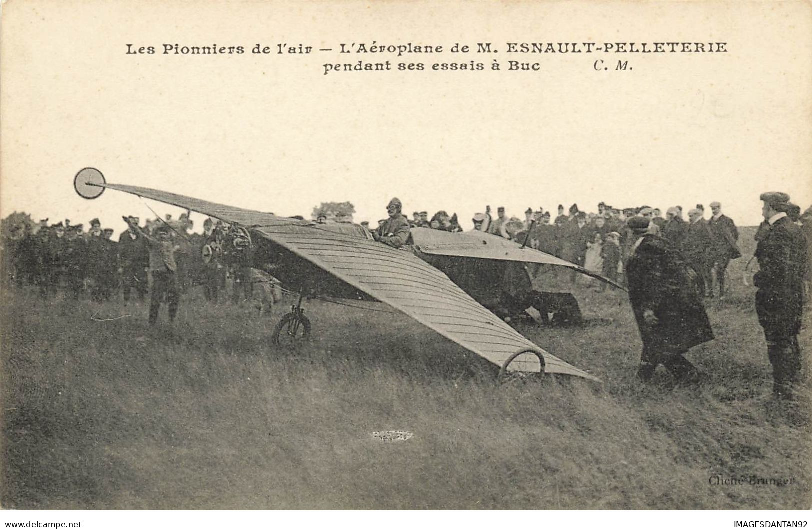 78 BUC #23816 LES PIONNIERS DE L AIR AEROPLANE ESNAULT PELLETERIE AVION AVIATION PILOTE AVIATEUR - Buc