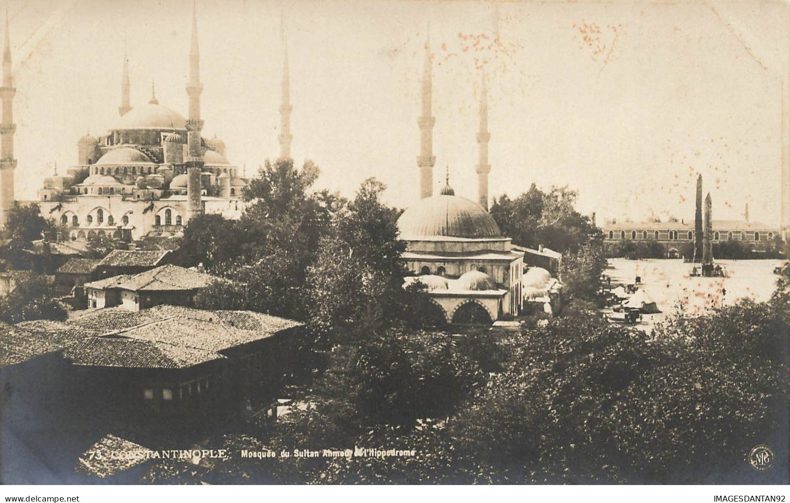 TURQUIE TURKEY TURKIYE #27138 ISTAMBOUL ISTANBUL CONSTANTINOPLE MOSQUEE DU SULTAN AHMED HIPPODROME - Turkey