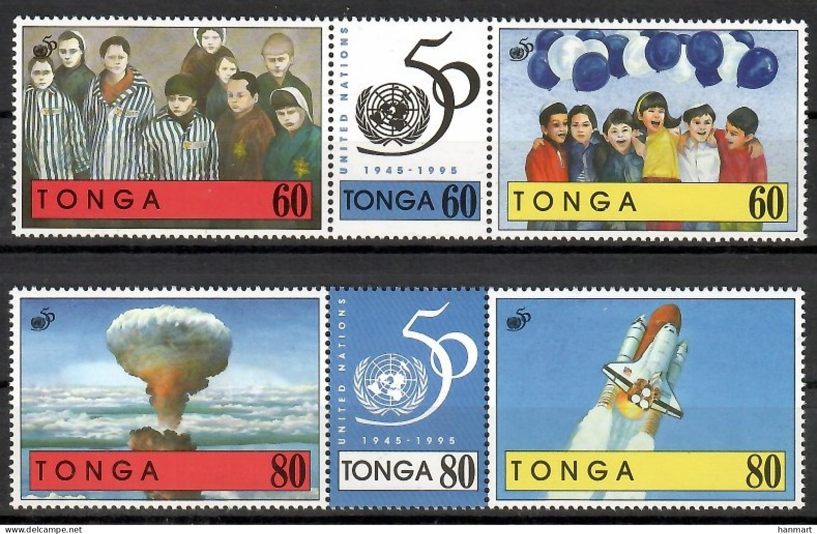Tonga 1995 Mi 1386-1391 MNH  (ZS7 TNGdre1386-1391) - Militaria
