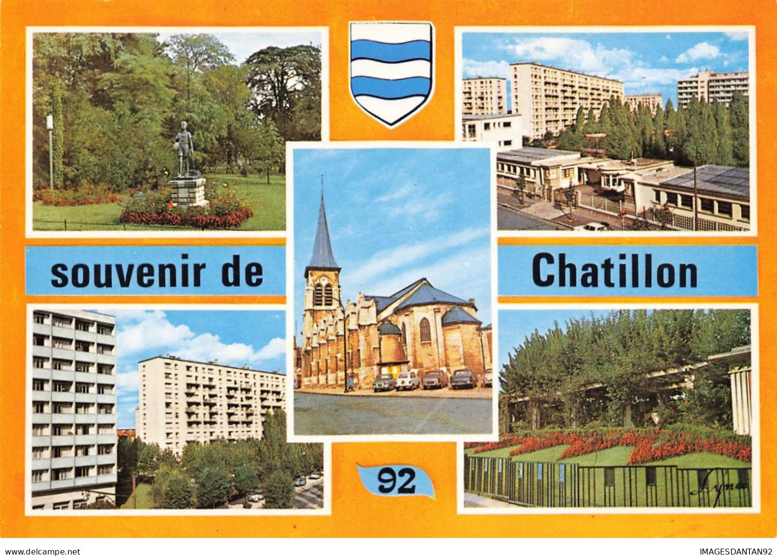 92 CHATILLON #24710 PARC ECOLE EGLISE PLACE - Châtillon