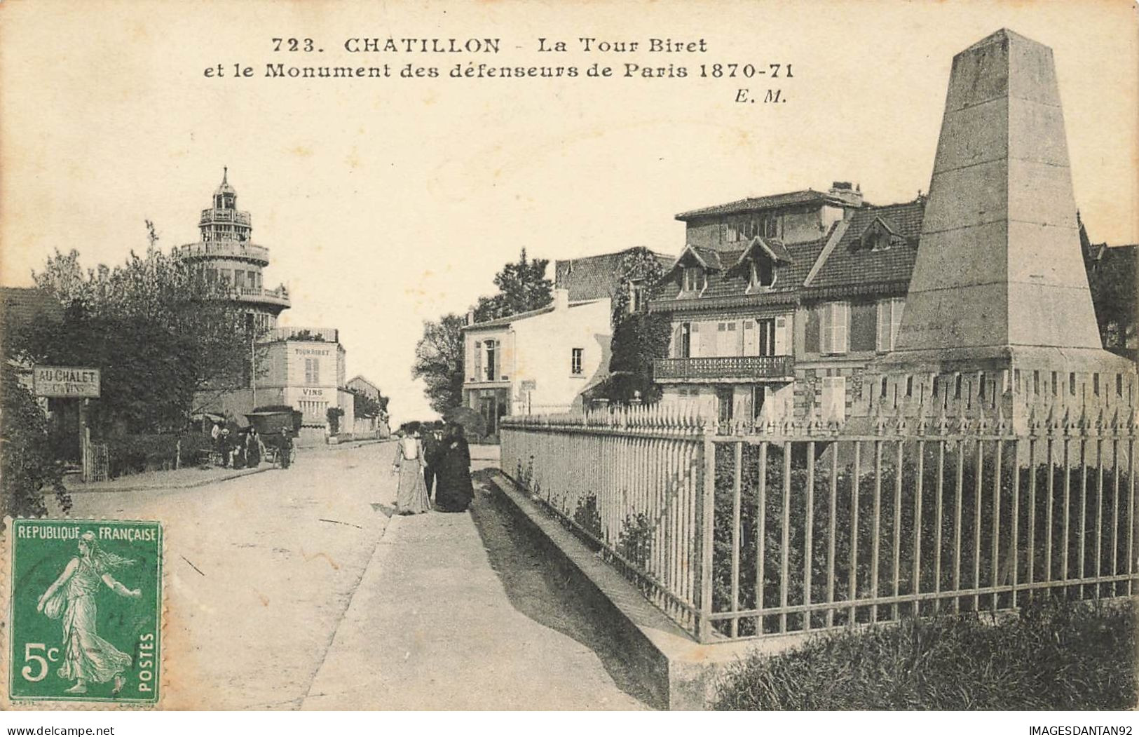 92 CHATILLON #24700 TOUR BIRET MONUMENT DEFENSEURS DE PARIS - Châtillon