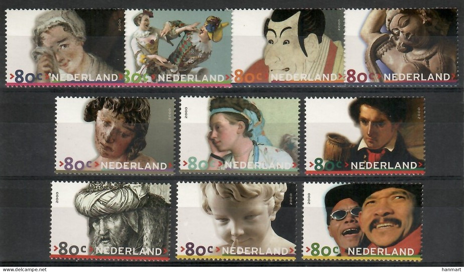 Netherlands 2000 Mi 1791-1800 MNH  (ZE3 NTH1791-1800) - Autres
