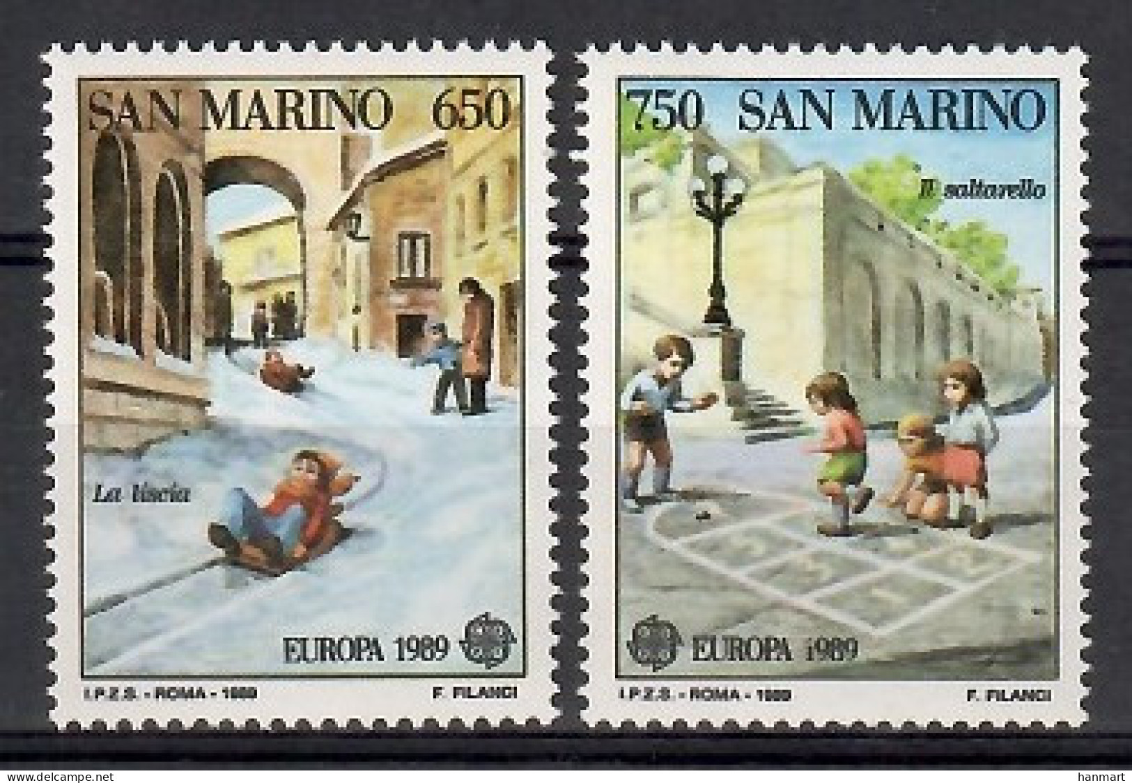 San Marino 1989 Mi 1407-1408 MNH  (ZE2 SMR1407-1408) - Otros