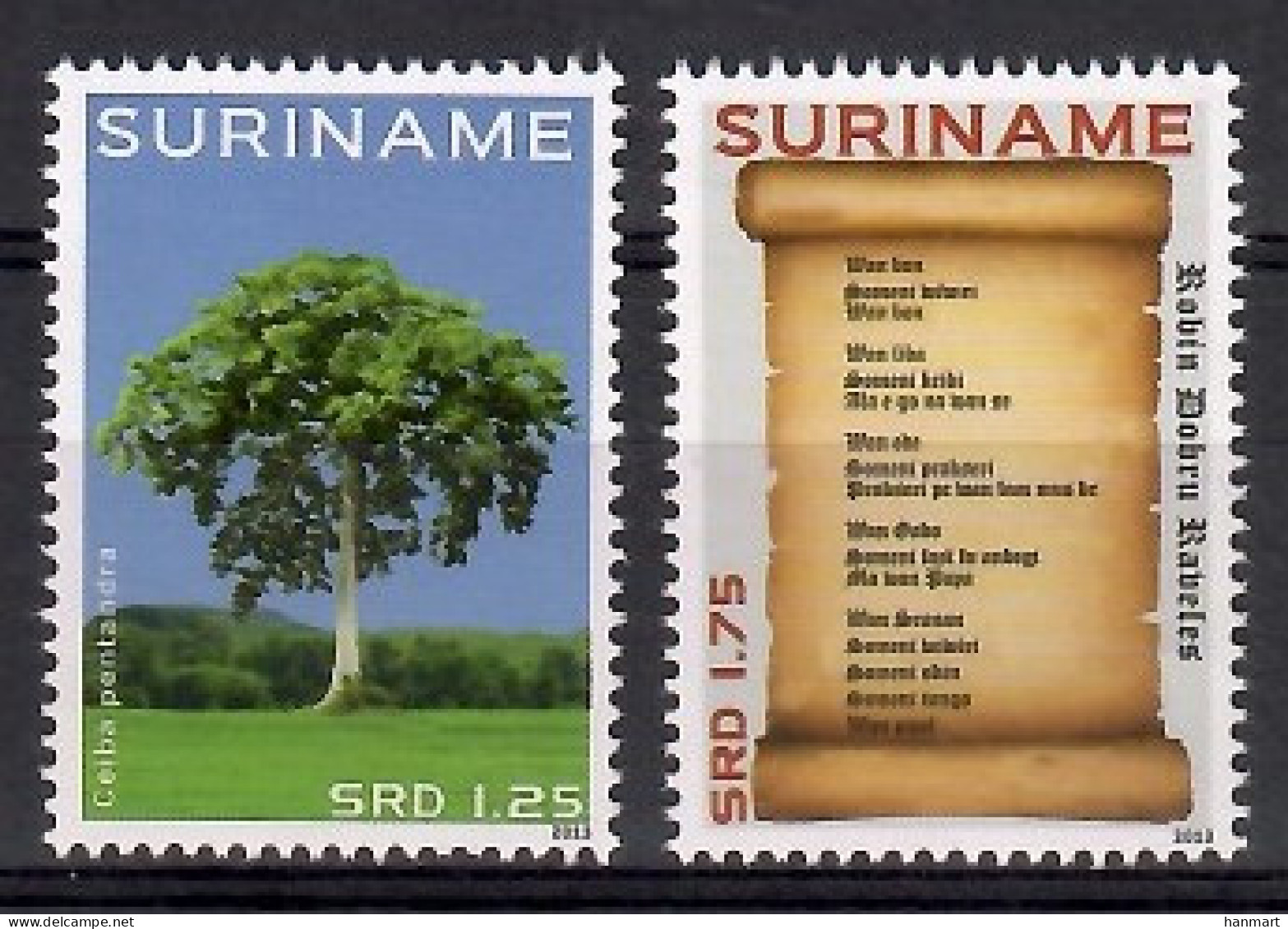 Suriname 2013 Mi 2679-2680 MNH  (ZS3 SRN2679-2680) - Trees