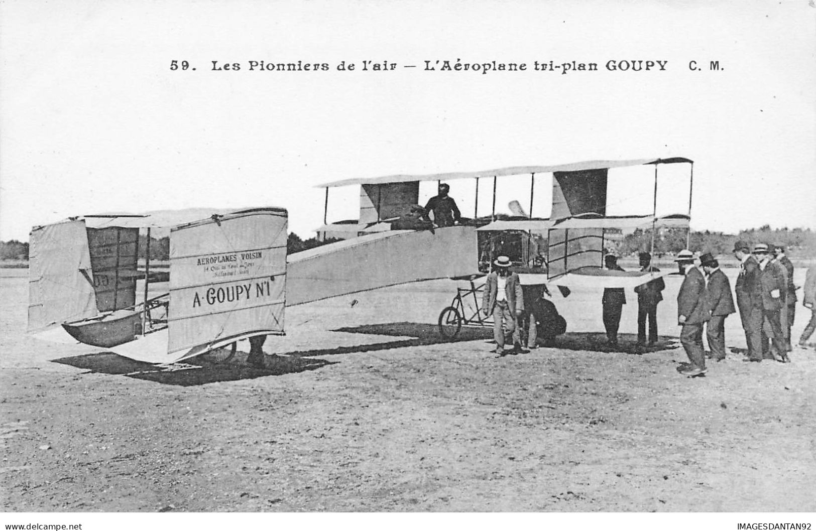 AVIATION #26440 LES PIONNIERS DE L AIR AEROPLANE TRIPLAN GOUPY - Sonstige & Ohne Zuordnung