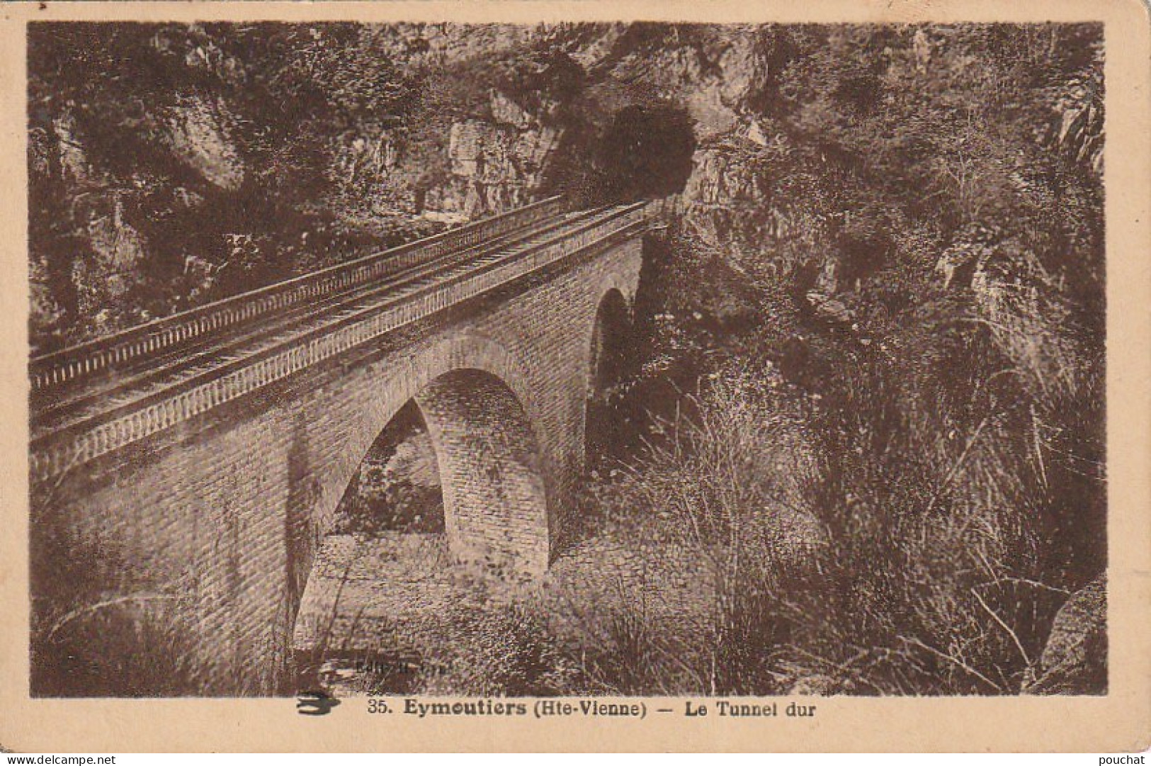 XXX -(87) EYMOUTIERS - LE TUNNEL DUR - 2 SCANS - Eymoutiers