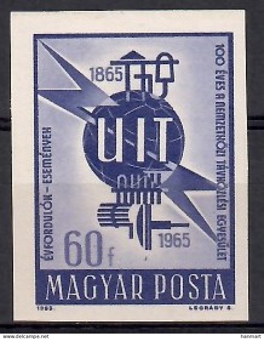 Hungary 1965 Mi 2124B Mh - Mint Hinged  (PZE4 HNG2124B) - Telecom