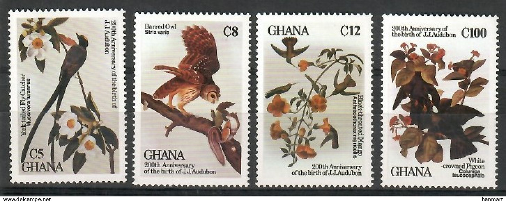 Ghana 1985 Mi 1107-1110 MNH  (ZS5 GHN1107-1110) - Other & Unclassified