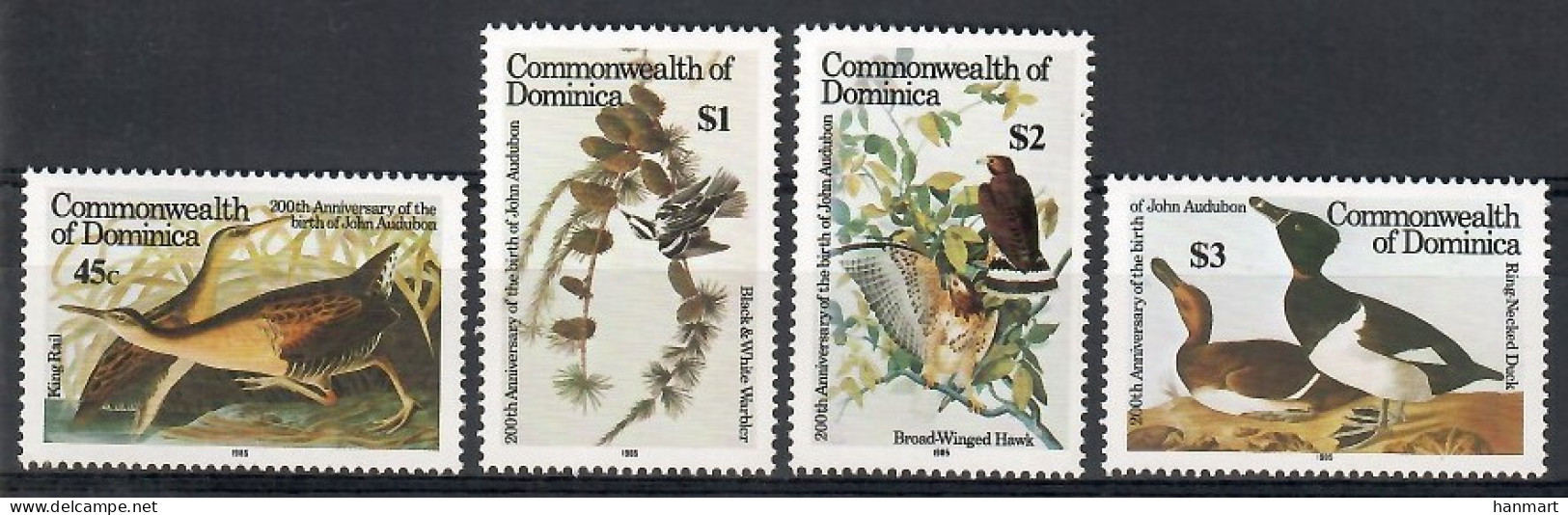 Dominica 1985 Mi 905-908 MNH  (ZS2 DMN905-908) - Autres