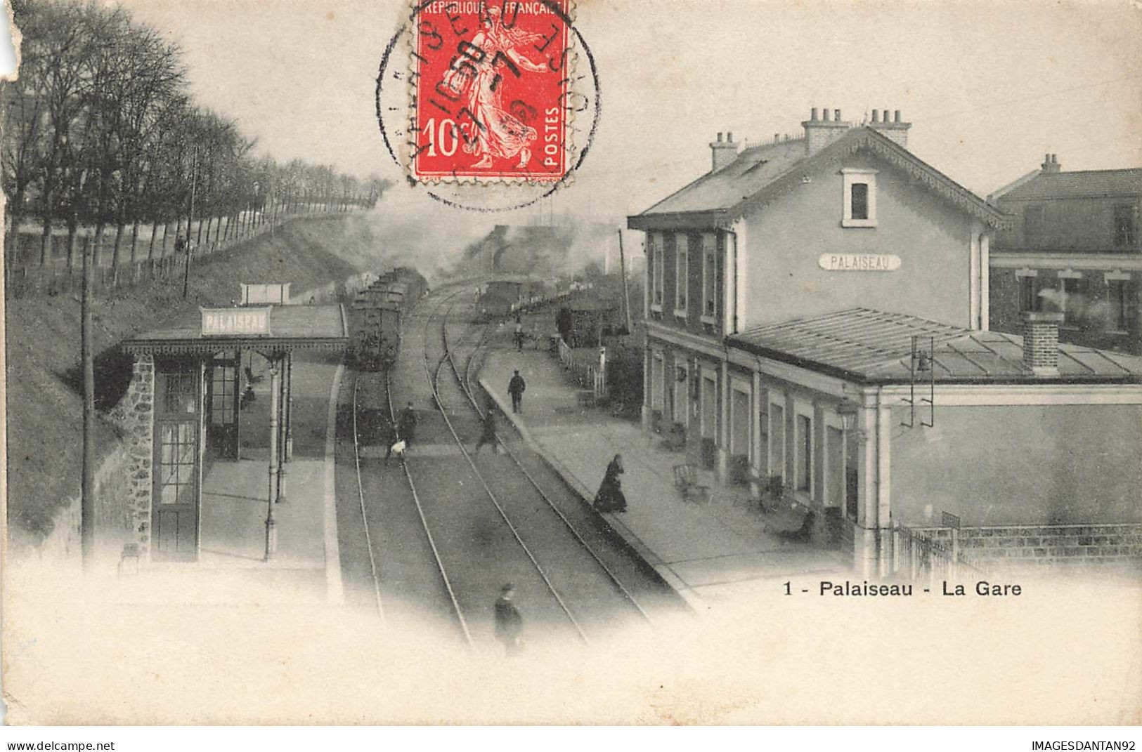 91 PALAISEAU #26795 GARE LOCOMOTIVE TRAIN - Palaiseau