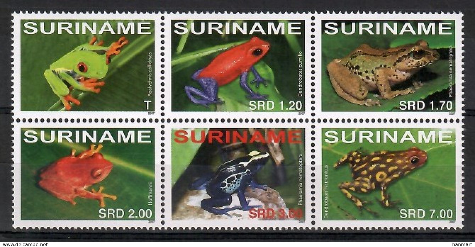 Suriname 2007 Mi 2166-2171 MNH  (ZS3 SRNsech2166-2171) - Autres & Non Classés