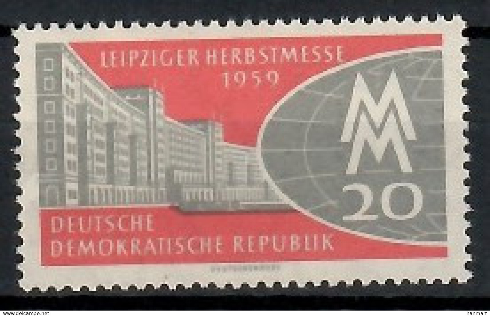 Germany, Democratic Republic (DDR) 1959 Mi 712 MNH  (ZE5 DDR712) - Autres