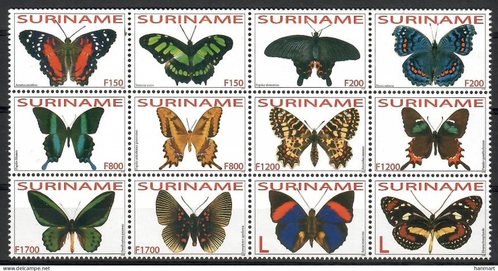 Suriname 2004 Mi 1896-1907 MNH  (ZS3 SRNzwo1896-1907) - Other