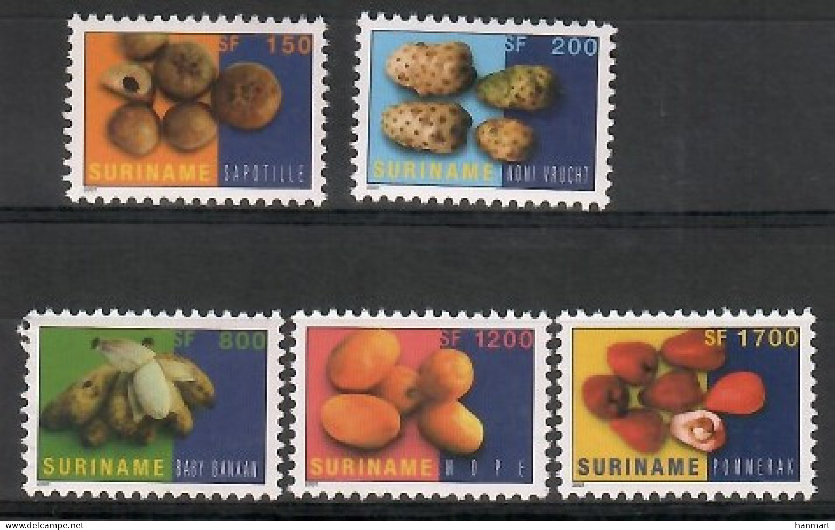 Suriname 2001 Mi 1784-1788 MNH  (ZS3 SRN1784-1788) - Autres & Non Classés