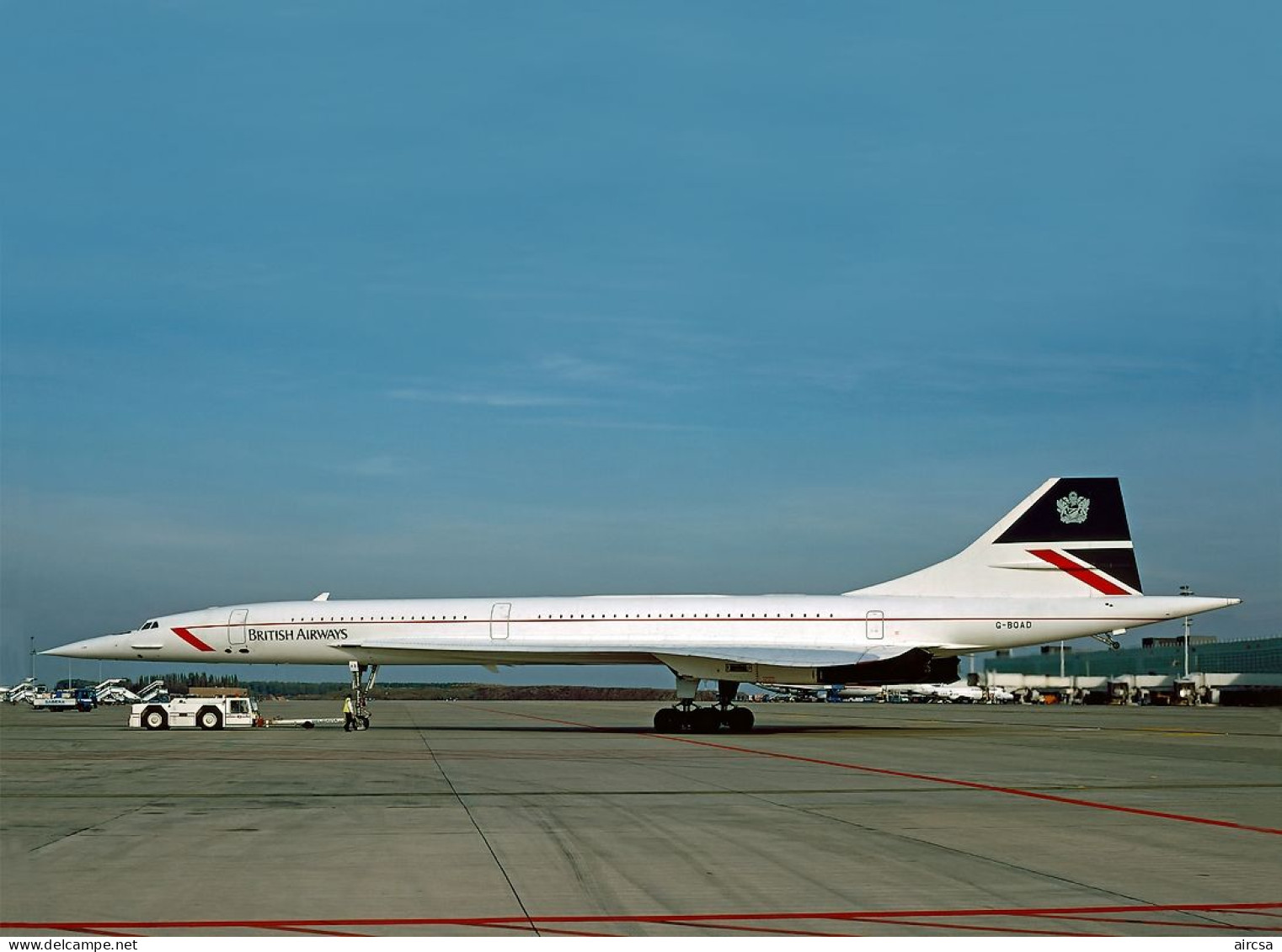 Aviation Postcard-WGA-1404-BRITISH AIRWAYS Concorde - 1946-....: Ere Moderne