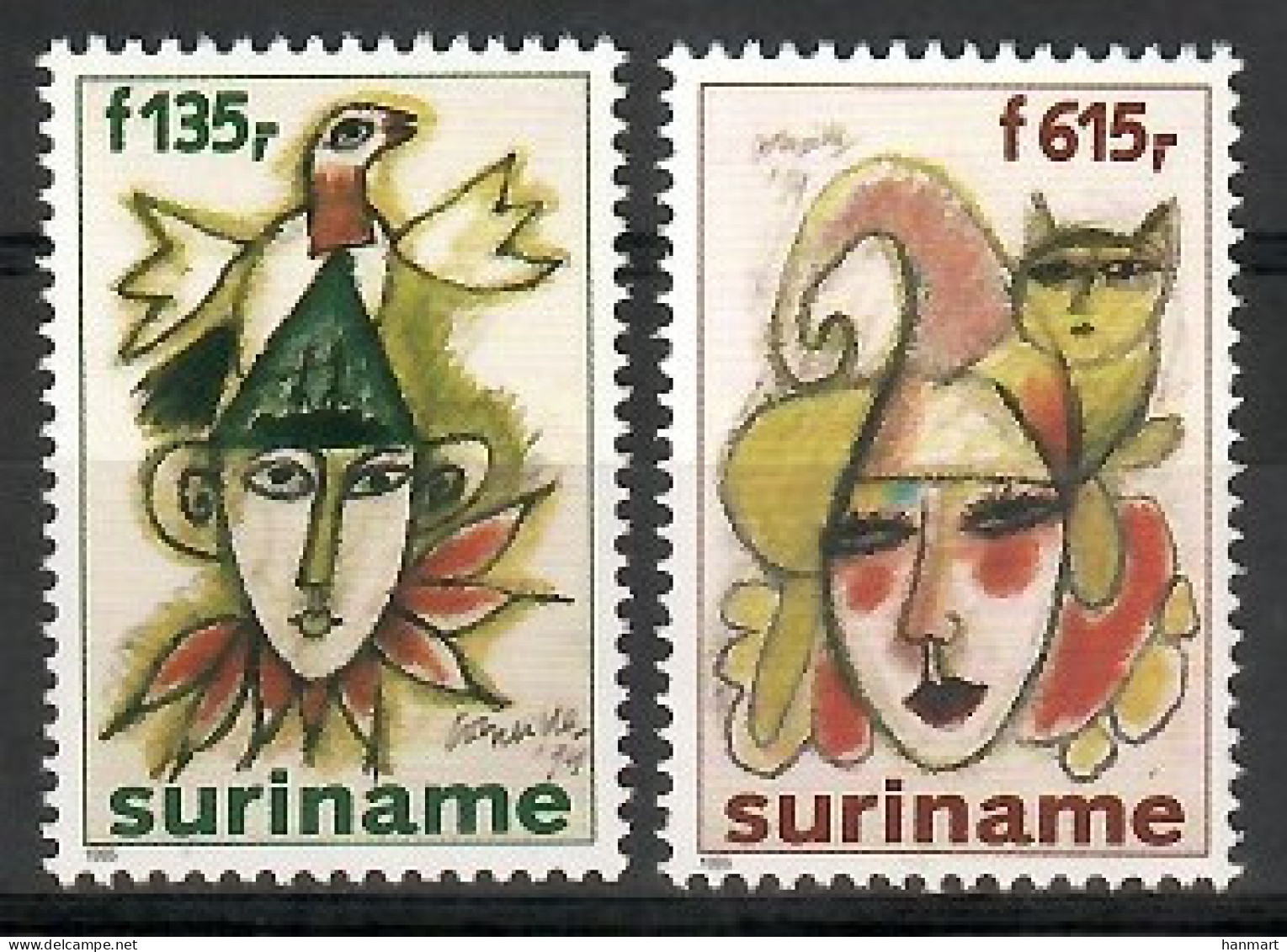 Suriname 1995 Mi 1533-1534 MNH  (ZS3 SRN1533-1534) - Autres