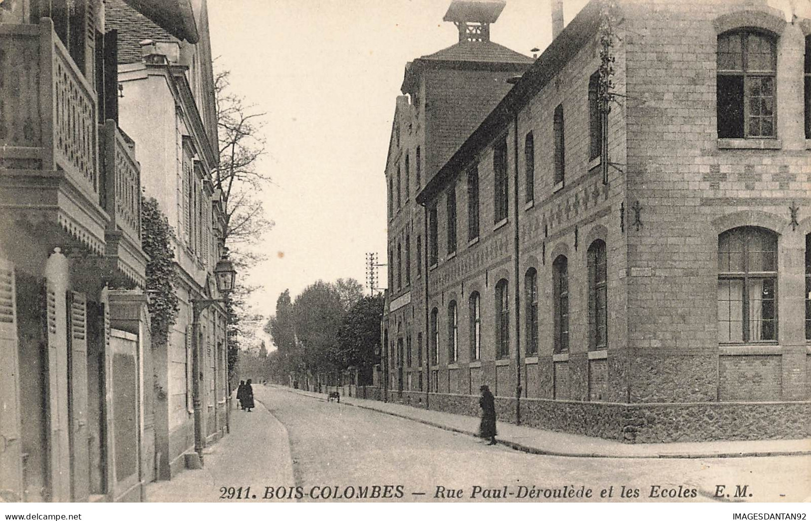 92 BOIS COLOMBES #28235 RUE PAUL DEROULEDE ECOLES - Andere & Zonder Classificatie