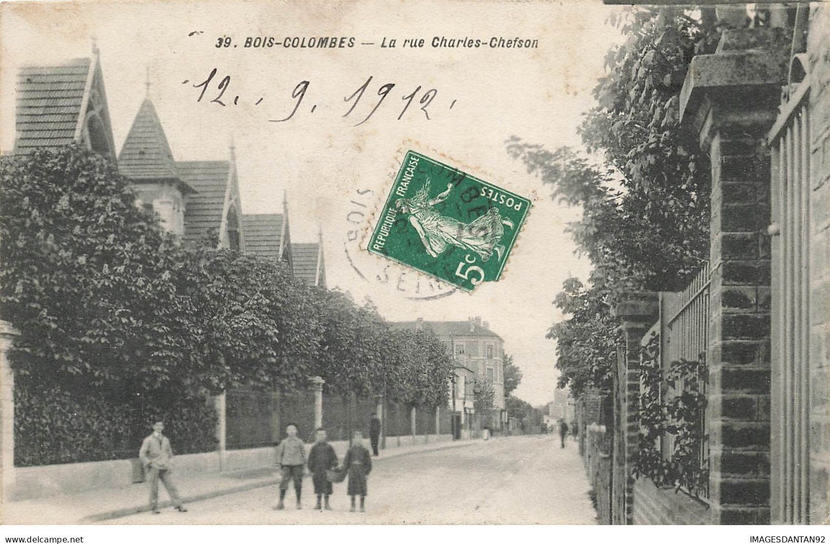 92 BOIS COLOMBES #28231 RUE CHARLES CHEFSON - Other & Unclassified