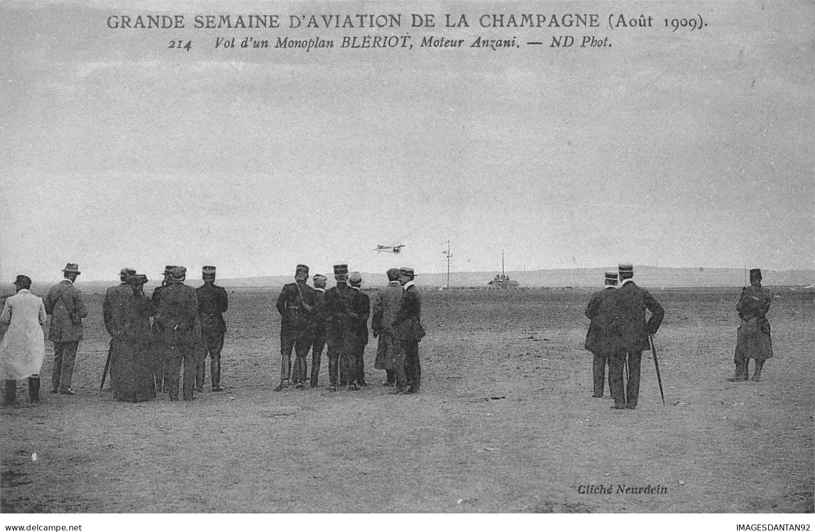 AVIATION #26414 GRANDE SEMAINE AVIATION DE CHAMPAGNE 1909 AVION MONOPLAN BLERIOT - Sonstige & Ohne Zuordnung