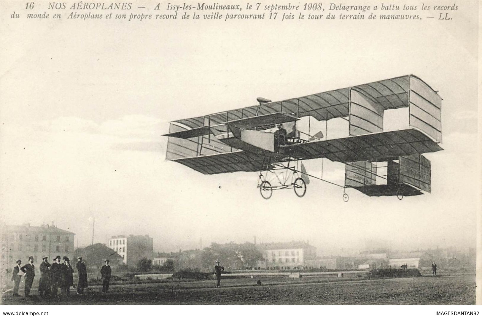 AVIATION #26527 NOS AEROPLANES ISSY LES MOULINEAUX 1908 AVIATEUR DELAGRANGE - Sonstige & Ohne Zuordnung