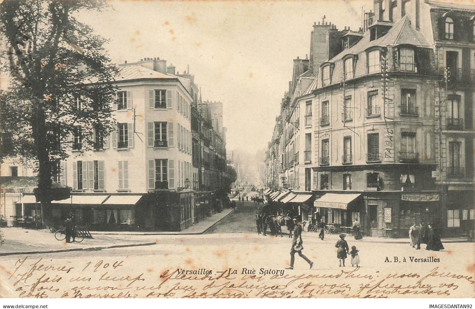 78 VERSAILLES #24235 RUE SATORY TABAC CAFES COMMERCES - Versailles