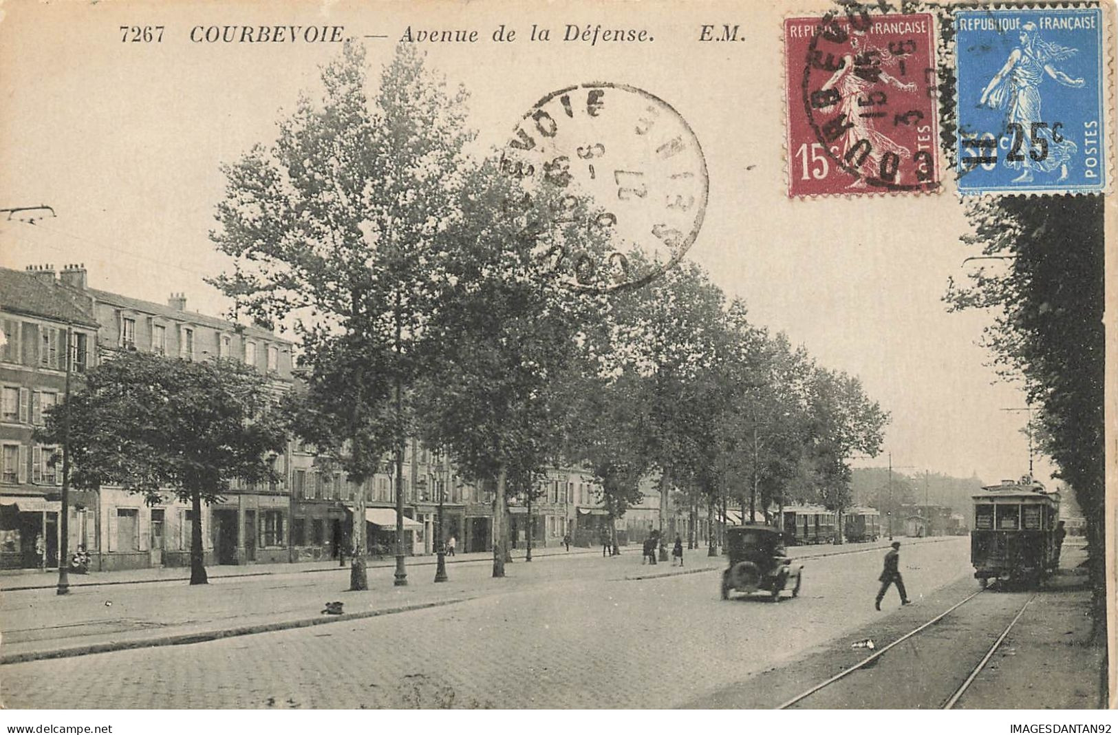 92 COURBEVOIE #24785 AVENUE DE LA DEFENSE TRAMWAY - Courbevoie