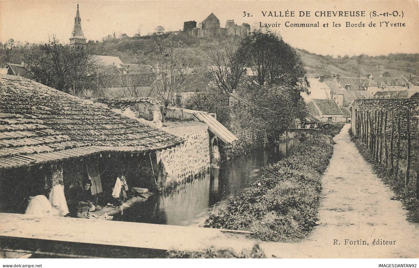 78 CHEVREUSE #23848 VALLEE DE CHEVREUSE LAVOIR COMMUNAL BORDS DE L YVETTE - Chevreuse