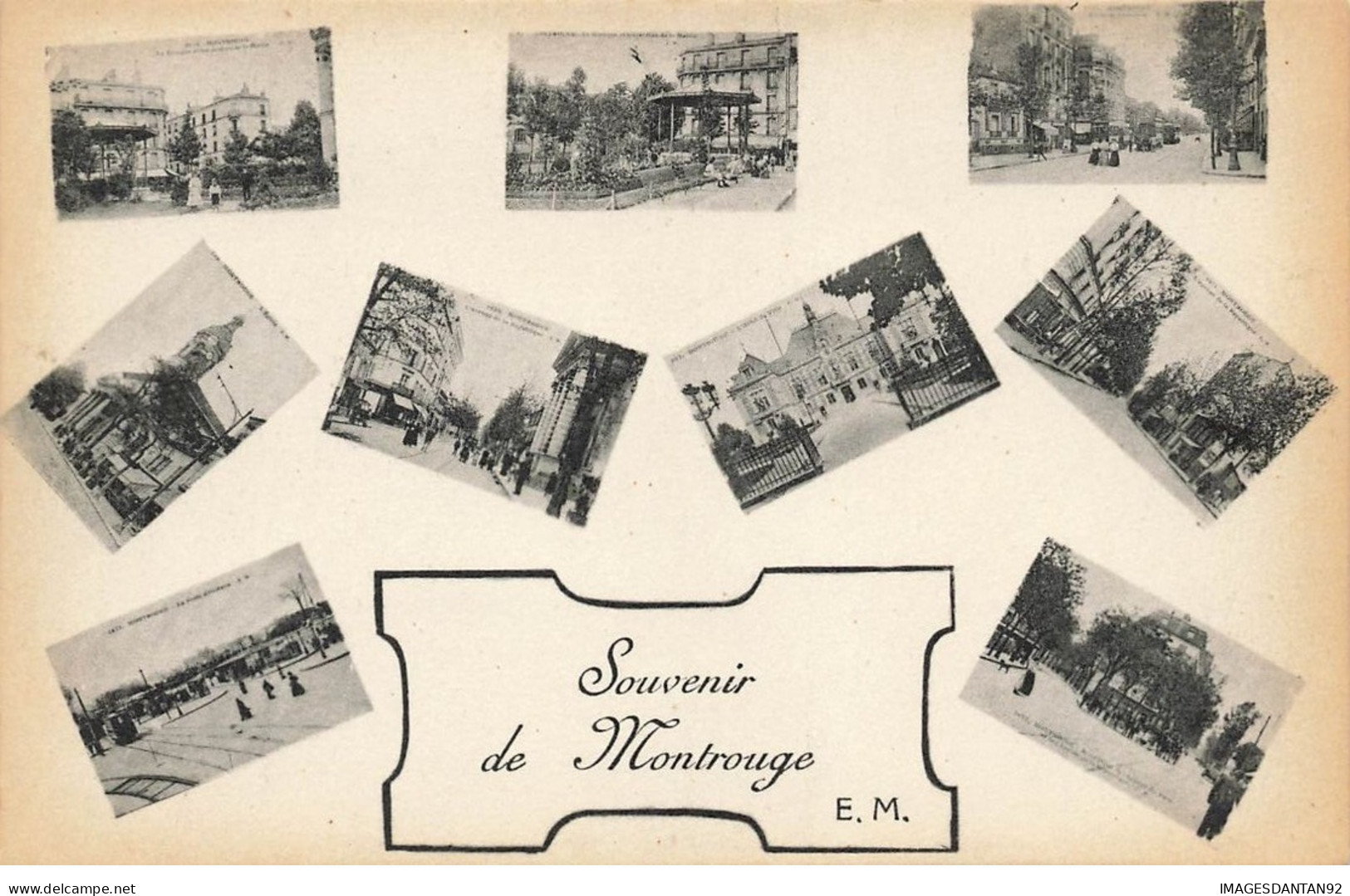 92 MONTROUGE #24927 CARTE SOUVENIR - Montrouge