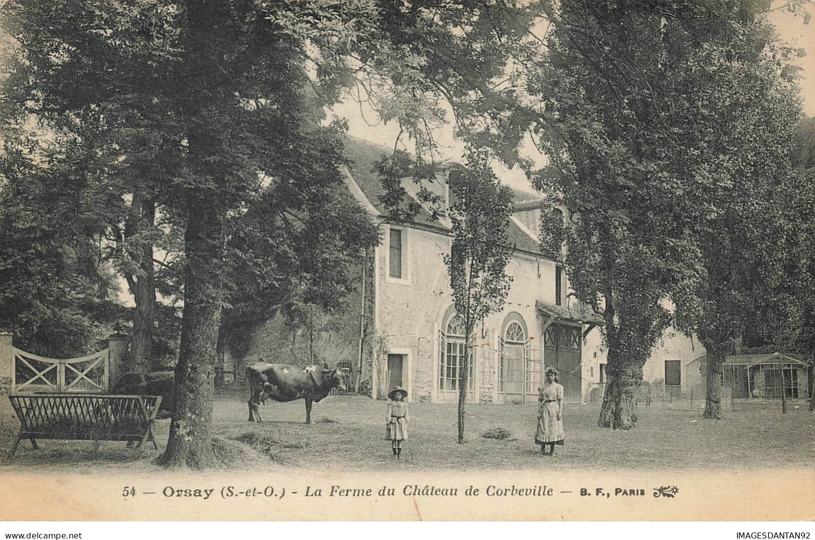 91 ORSAY #26631 FERME DU CHATEAU DE CORBEVILLE VACHES ANIMAUX - Orsay