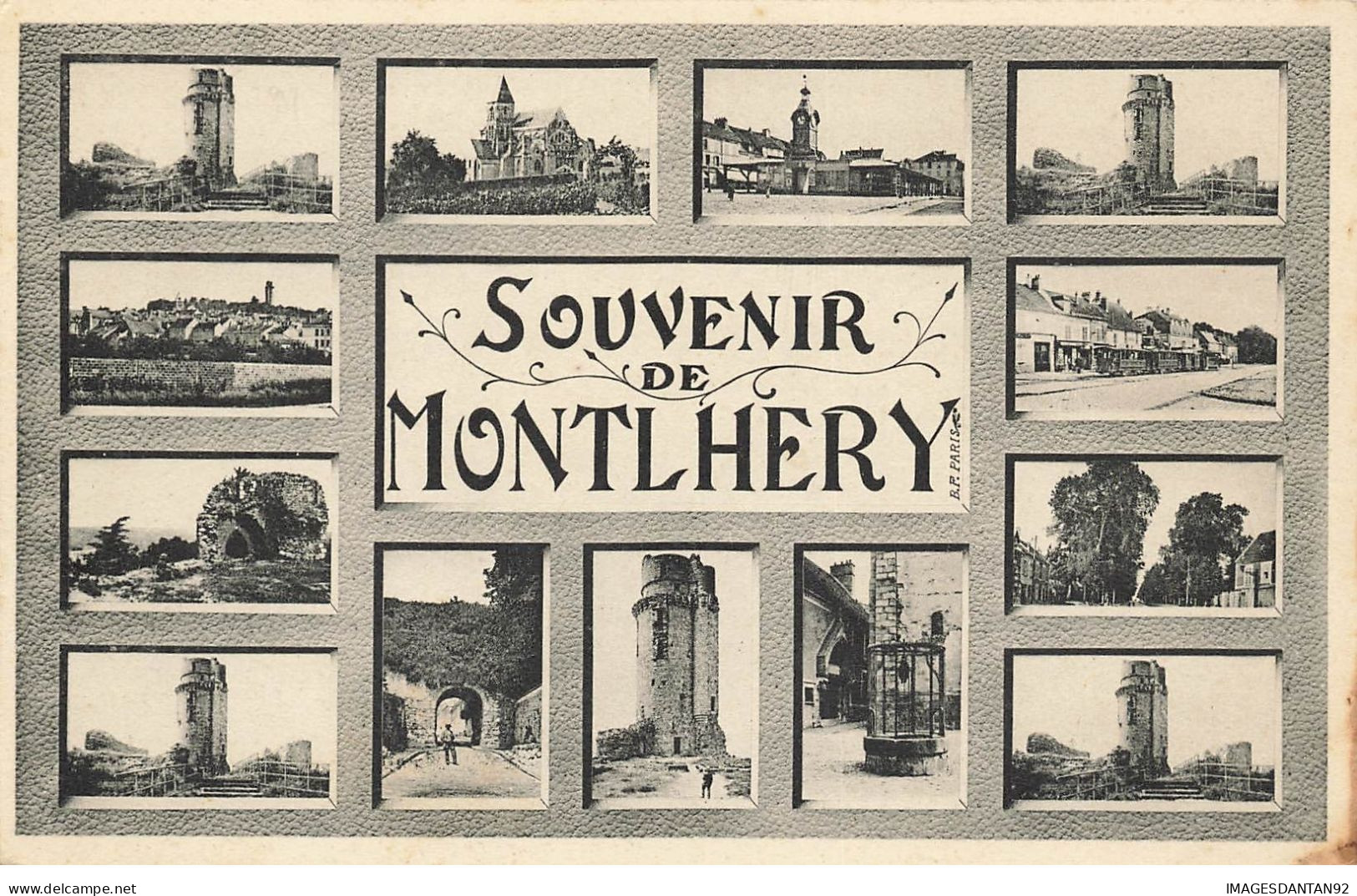 91 MONTLHERY #26630 CARTE SOUVENIR MULTIVUES - Montlhery