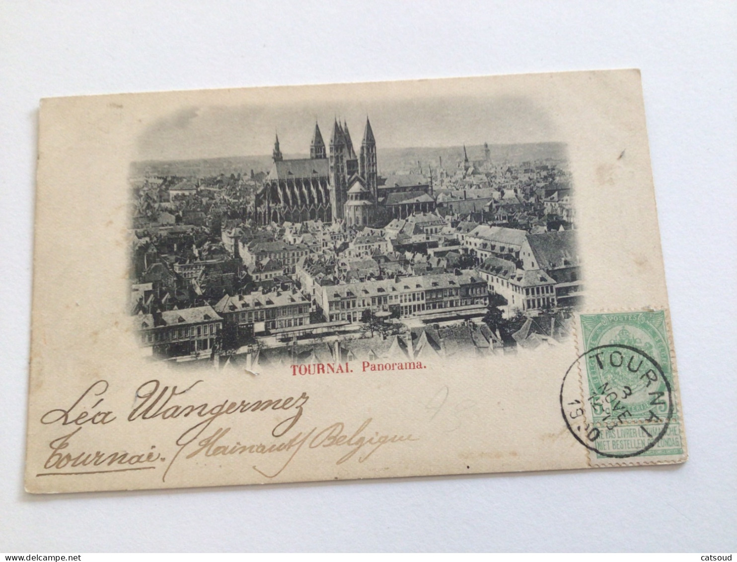 Carte Postale Ancienne. (1900) Tournai  Panorama - Tournai