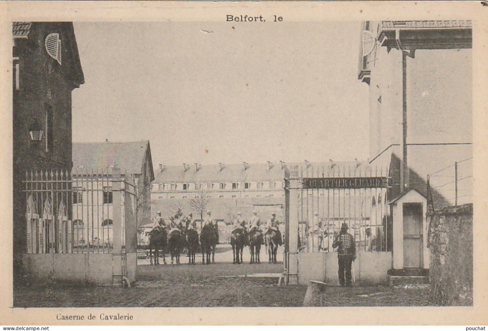 XXX -(90) BELFORT - CASERNE DE CAVALERIE - 2 SCANS - Belfort - Ciudad